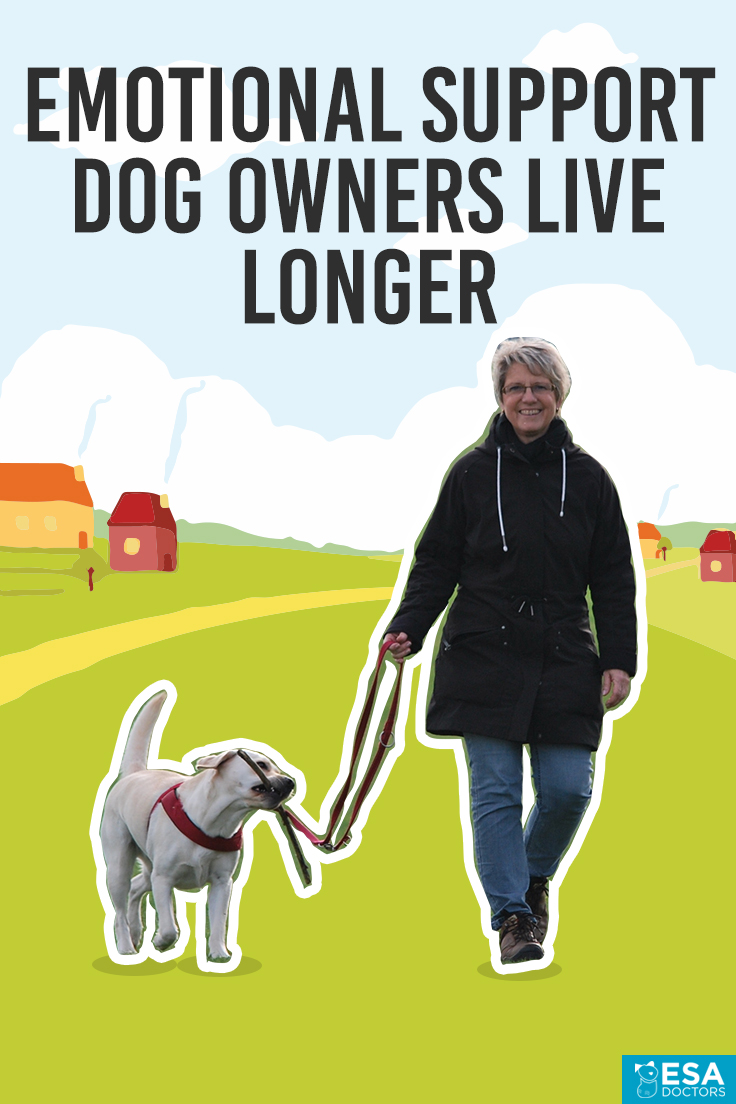 Emotional Support Dog Owners Live Longer